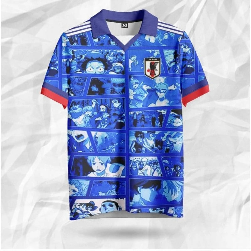 NEW  Luffy Anime POLO T-Shirt Vintage Baseball Jersey Style Men Women 3D Full Print Y2K Streetwear Harajuku Graphic Tee