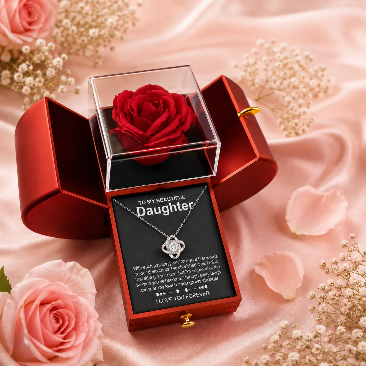 La Pomme d'Amour — Rose Éternelle & Collier