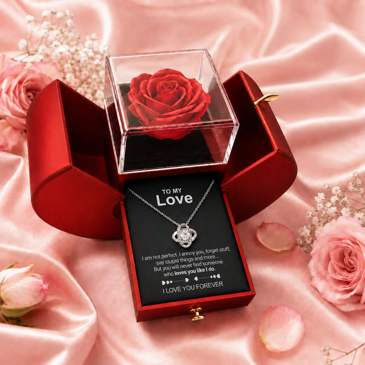 La Pomme d'Amour — Rose Éternelle & Collier