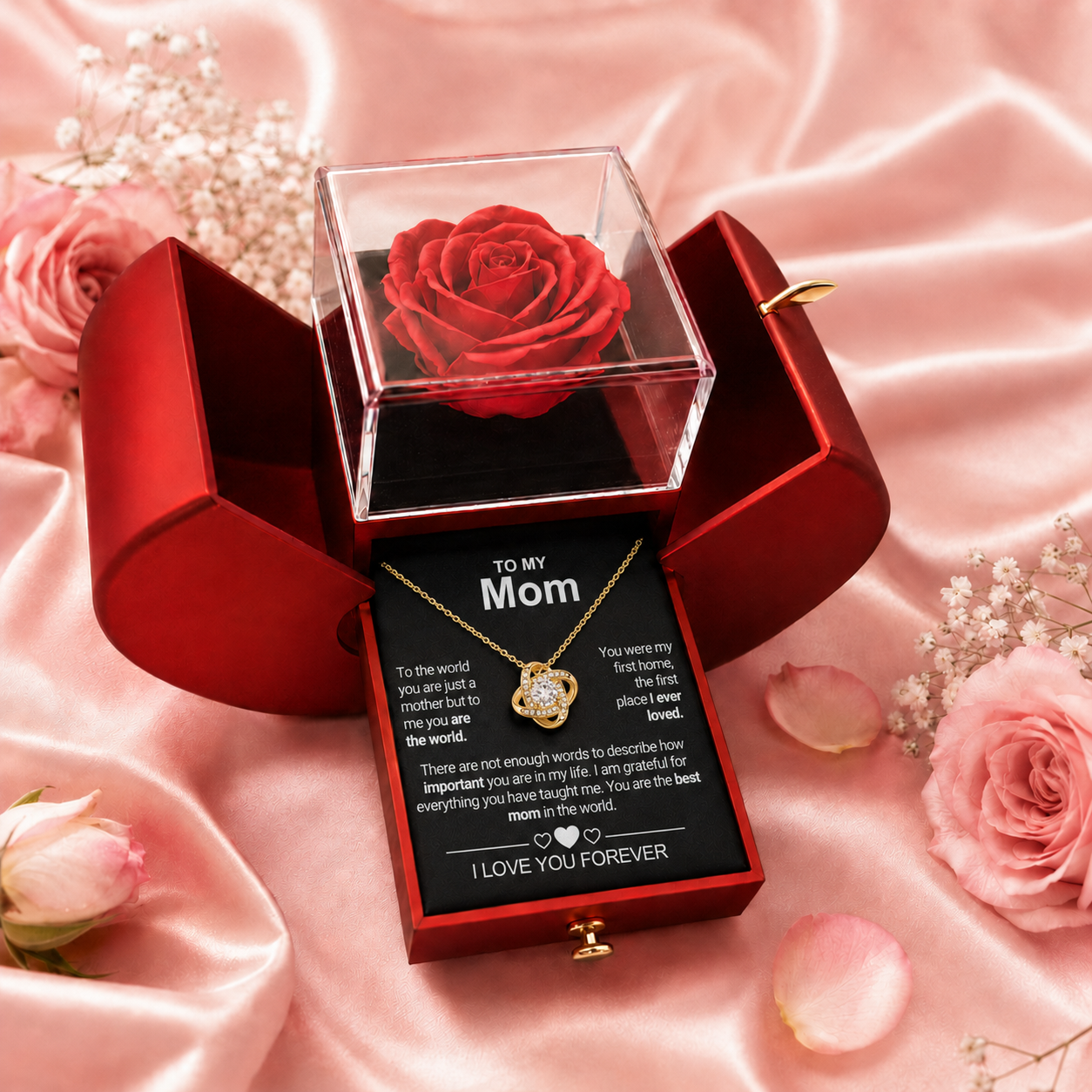La Pomme d'Amour — Rose Éternelle & Collier