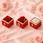 Le Secret de la Rose – Coffret Rotatif & Collier