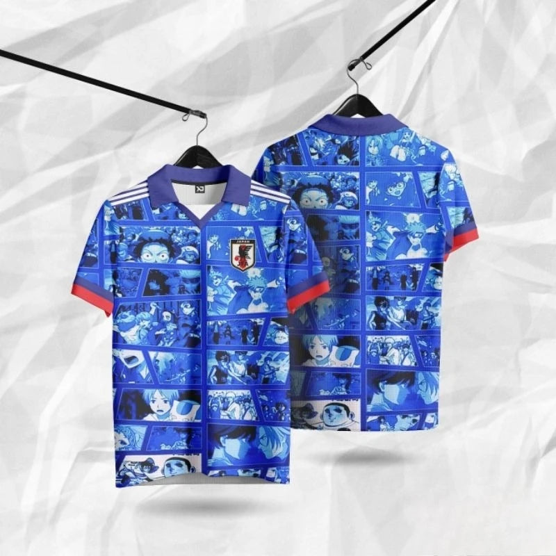 NEW  Luffy Anime POLO T-Shirt Vintage Baseball Jersey Style Men Women 3D Full Print Y2K Streetwear Harajuku Graphic Tee